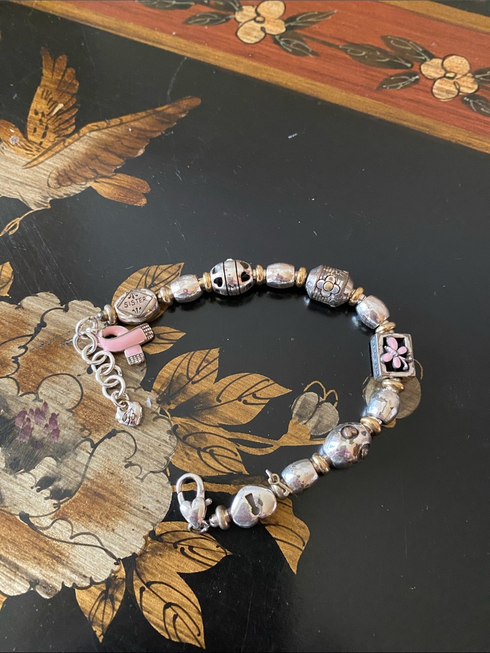 Komen Cure Charm Bracelet